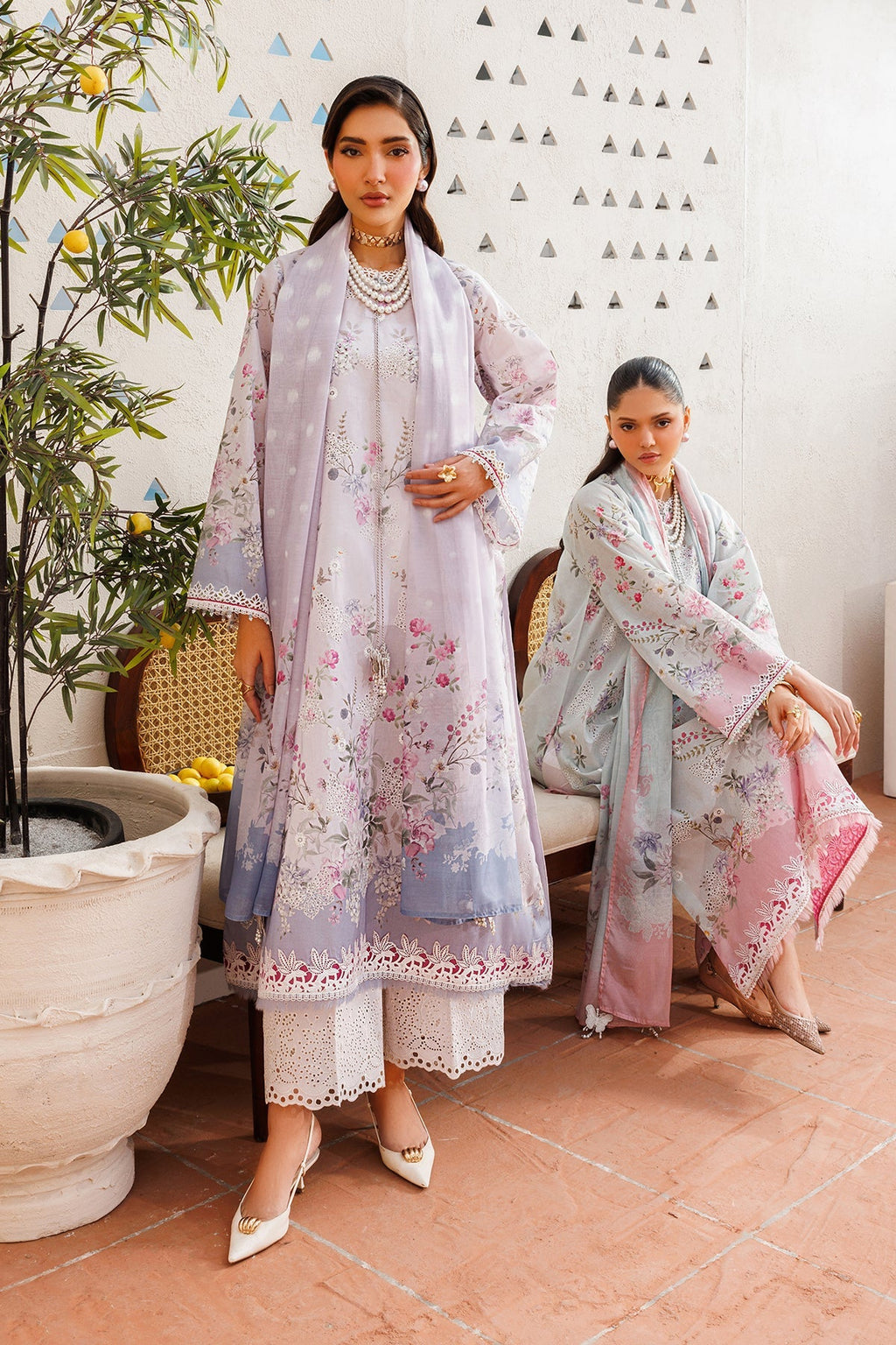 EMBROIDERED LAWN UF-4394