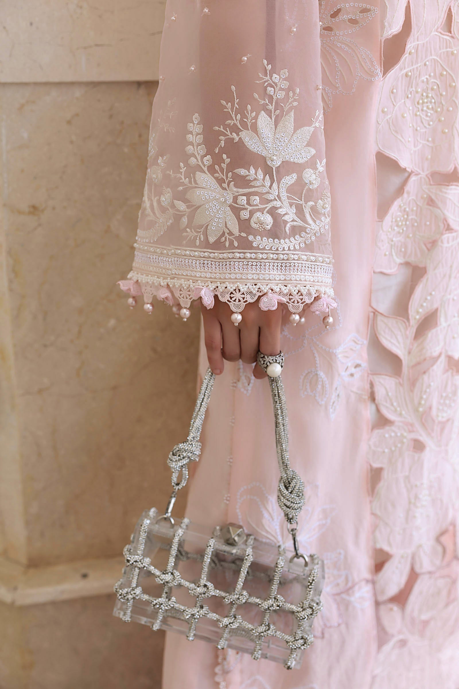 3 Piece Unstitched Embroidered Lawn Suit