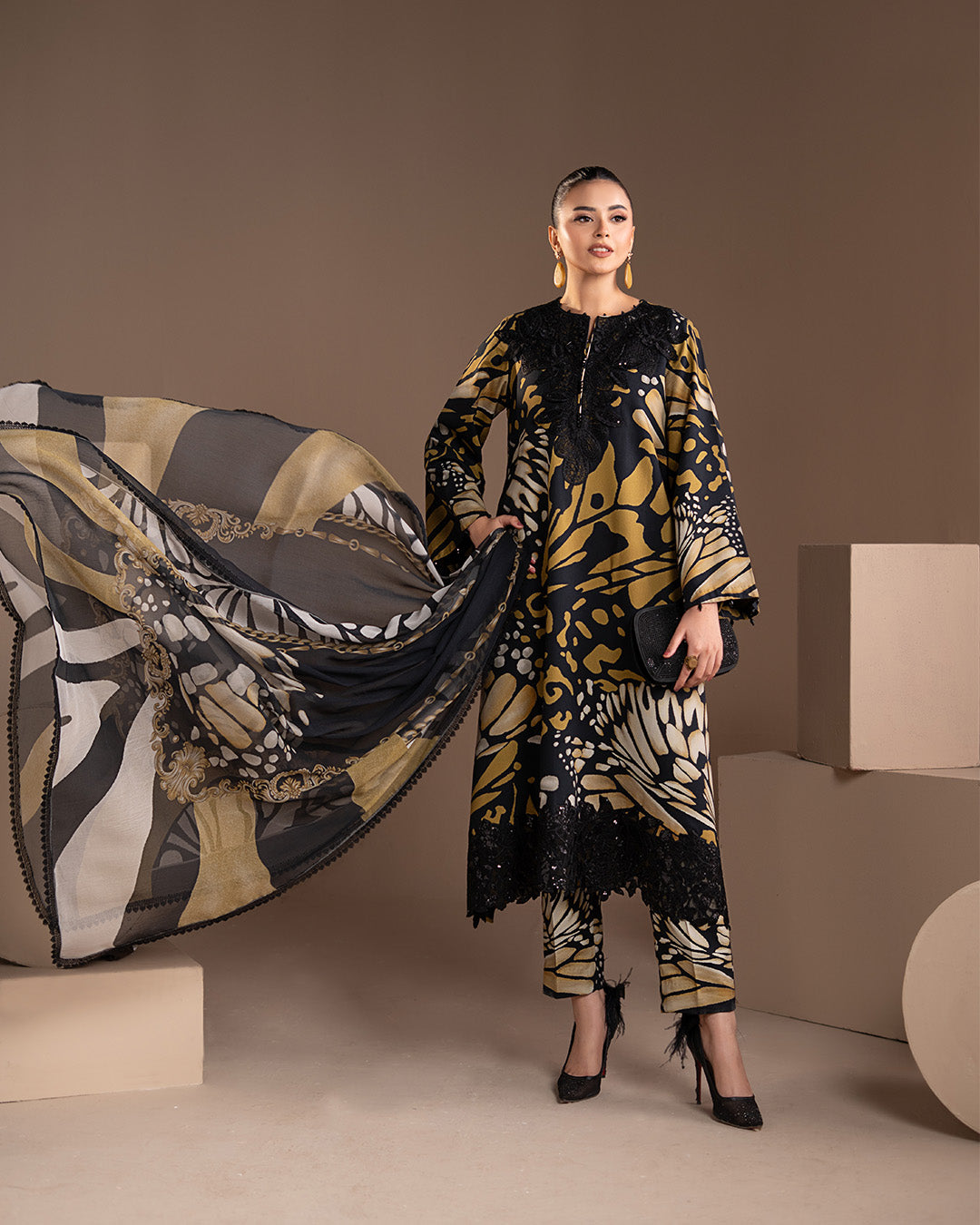 MARIA B M PRINT LINEN